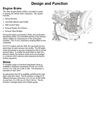VOLVO TRUCK D11 D13 D16 ENGINE