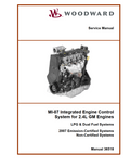 WOODWARD MI-07 INTEGRATED ENGINE CONTROL SYSTEM FOR 2.4L GM ENGINE