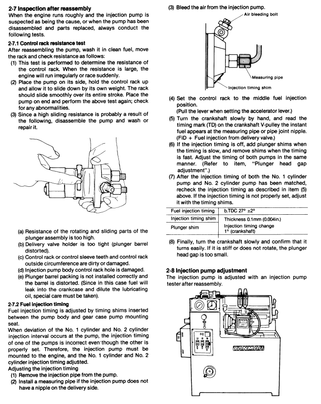 YANMAR 2QM15 2QM20 3QM30 H MARINE DIESEL ENGINE