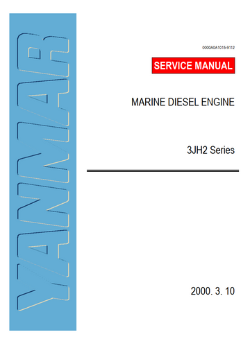 YANMAR 3JH2E 3JH2TE MARINE DIESEL ENGINE