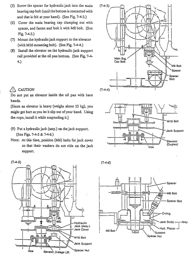 YANMAR 6N270 6N280 DIESEL ENGINE