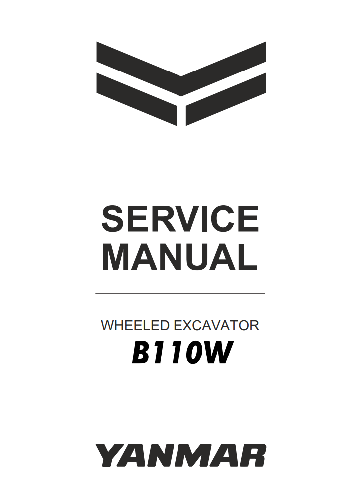 YANMAR B110W WHEELED EXCAVATOR
