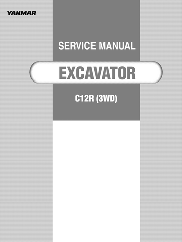 YANMAR C12R CRAWLER CARRIER EXCAVATOR