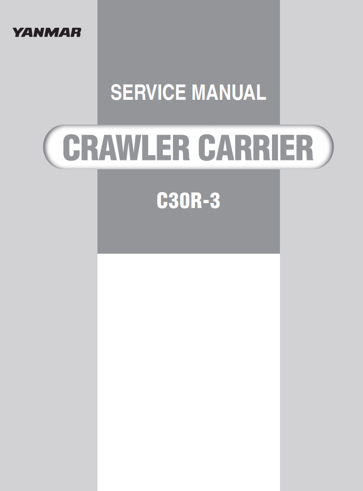 YANMAR C30R-3 CRAWLER CARRIER EXCAVATOR