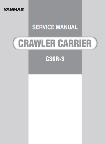 YANMAR C30R-3 CRAWLER CARRIER EXCAVATOR