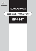 YANMAR EF-494T DIESEL TRACTOR