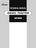 YANMAR EF685 DIESEL TRACTOR
