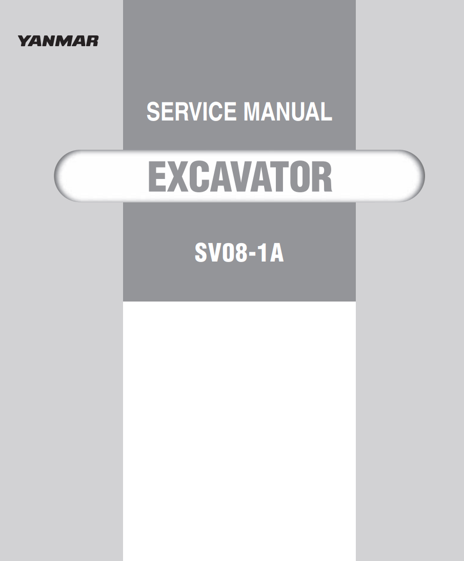 YANMAR SV08-1A CRAWLER MINI EXCAVATOR