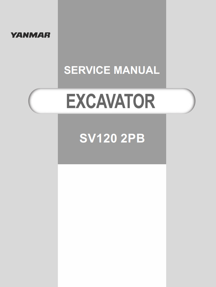 YANMAR SV120 2PB CRAWLER EXCAVATOR