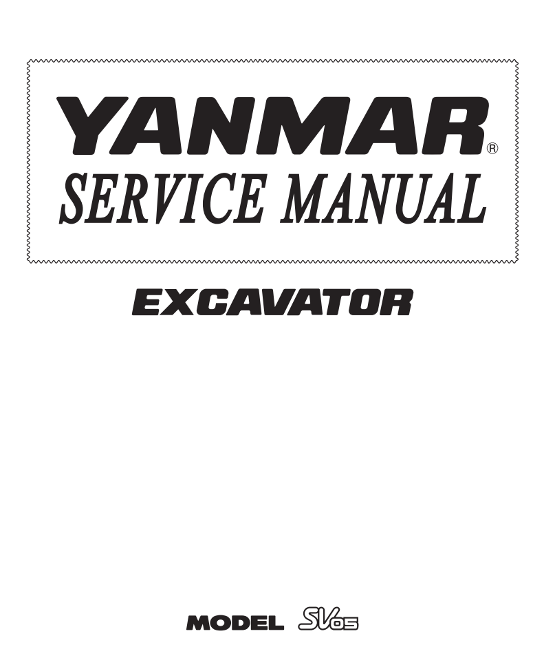 YANMAR SV 05 SV05 CRAWLER MINI EXCAVATOR