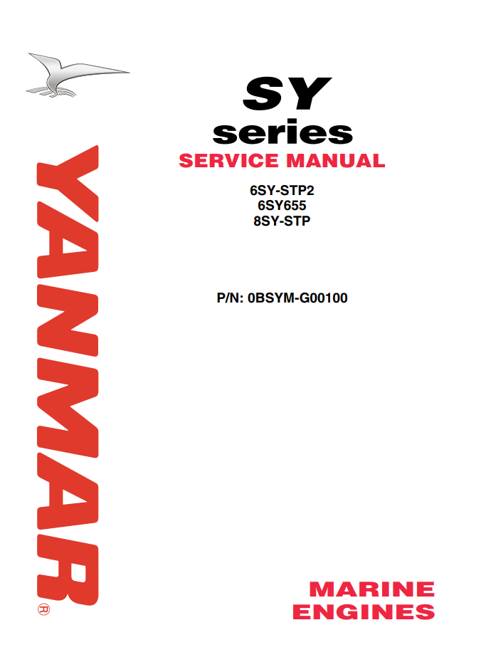 YANMAR SY SERIES 6SY 8SY STP MARINE ENGINE
