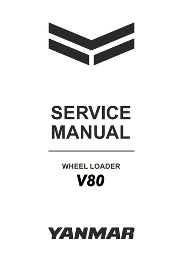 YANMAR V80 WHEEL LOADER EXCAVATOR