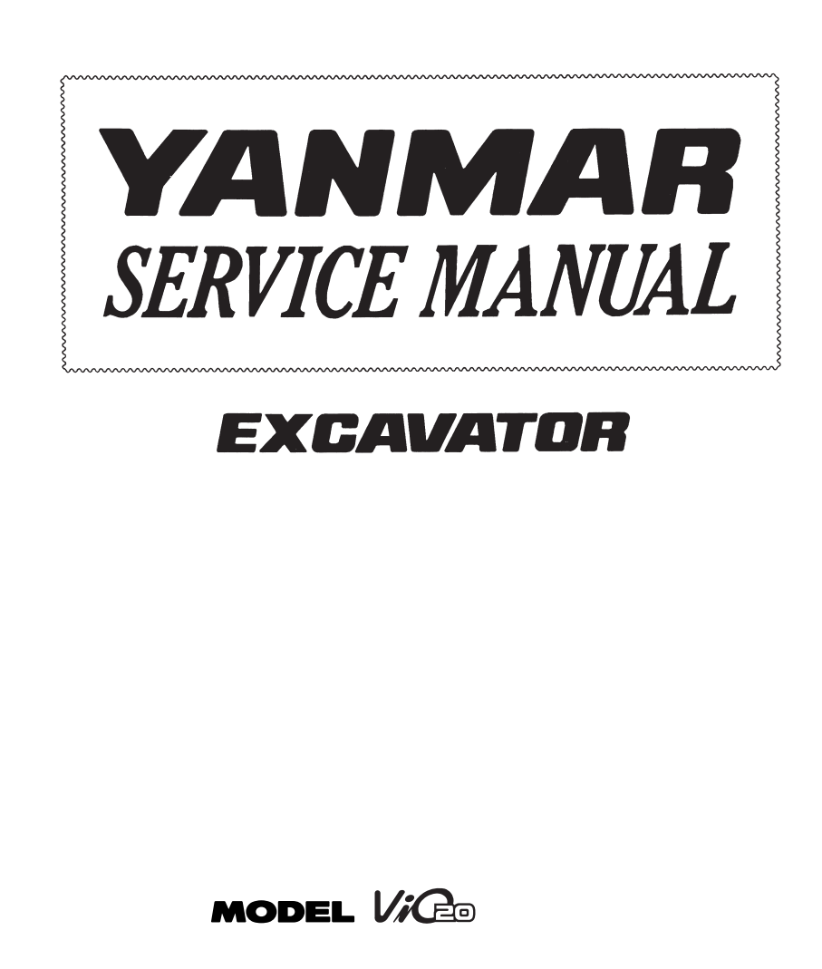YANMAR VIO20 EXCAVATOR