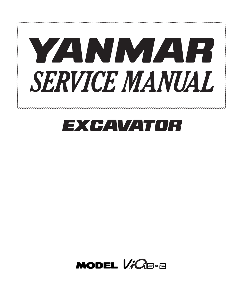 YANMAR ViO15-2 CRAWLER EXCAVATOR
