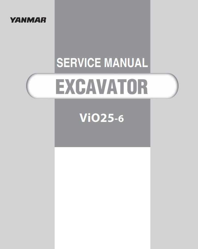 YANMAR ViO25-6 CRAWLER EXCAVATOR