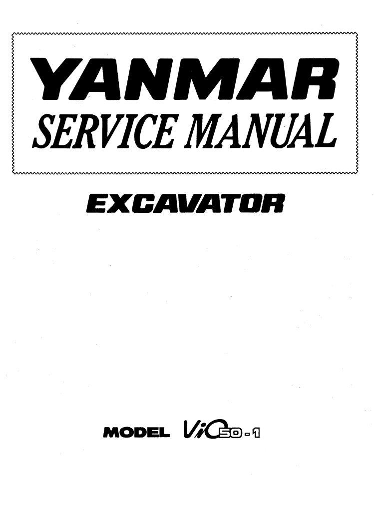 YANMAR ViO50 CRAWLER EXCAVATOR
