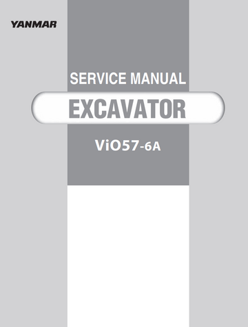 YANMAR ViO57 - 6A CRAWLER EXCAVATOR