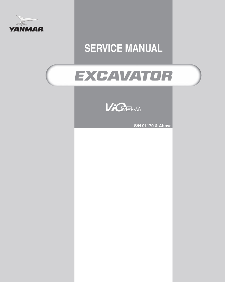 YANMAR ViO75-A CRAWLER EXCAVATOR