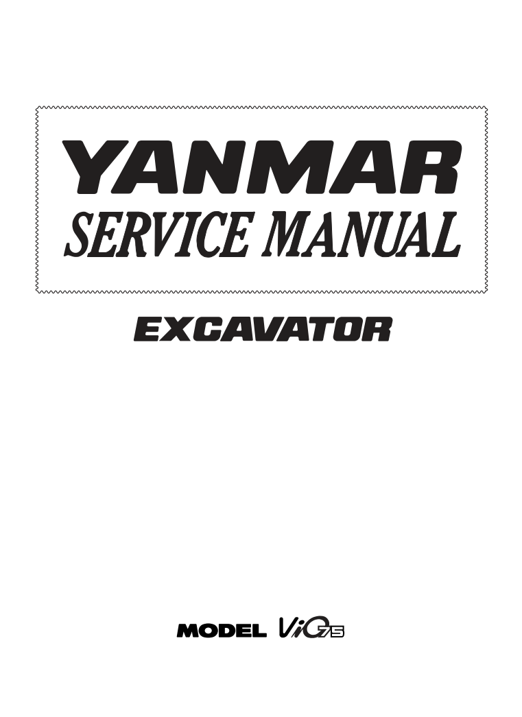 YANMAR ViO75 CRAWLER EXCAVATOR