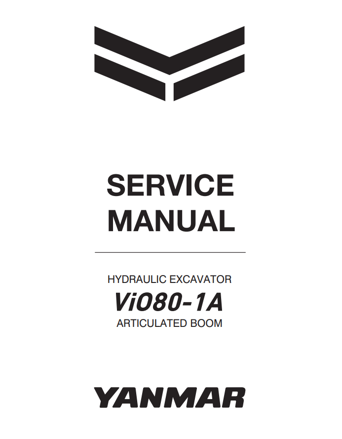 YANMAR ViO80-1A ARTICULATED BOOM HYDRAULIC EXCAVATOR
