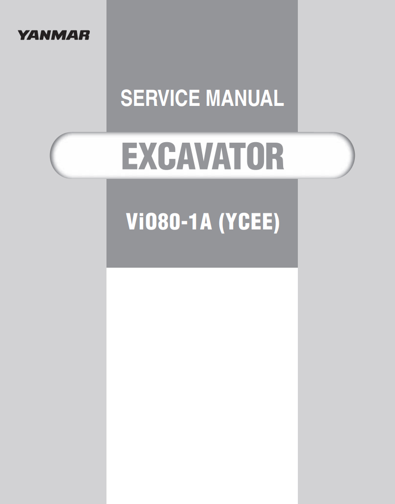 YANMAR ViO80-1A (YCEE) CRAWLER EXCAVATOR