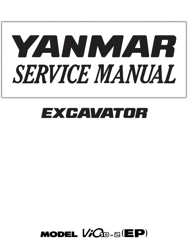 YANMAR ViO 10 ViO10-2 EP CRAWLER EXCAVATOR