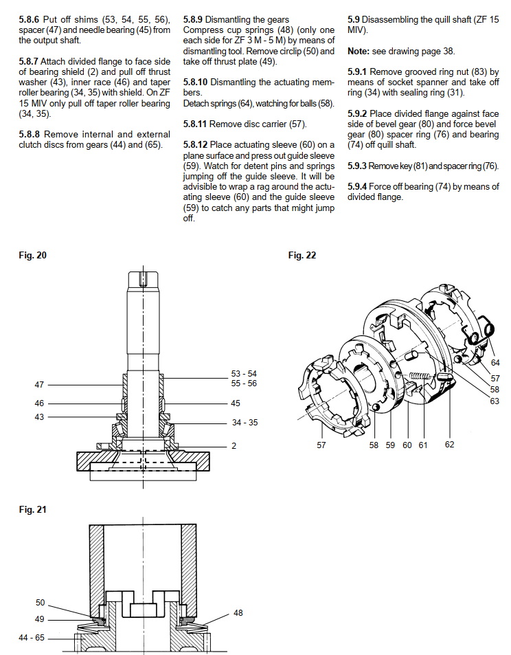 ZF MARINE HBW 10 35 50 100 125 150 250 360 450 630